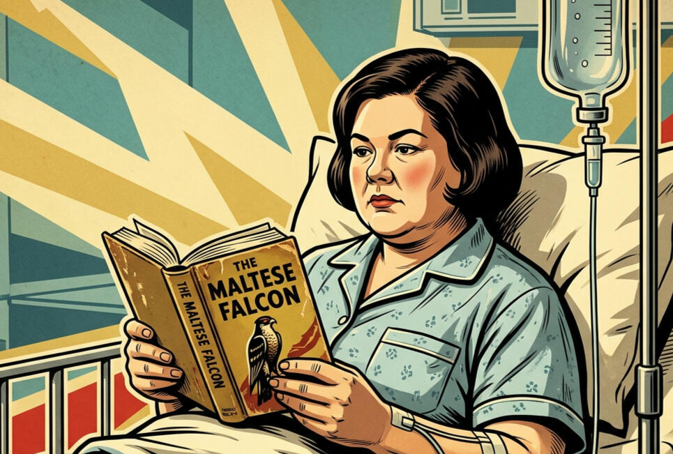 Lummix reads in hospital Lummix reads in hospital